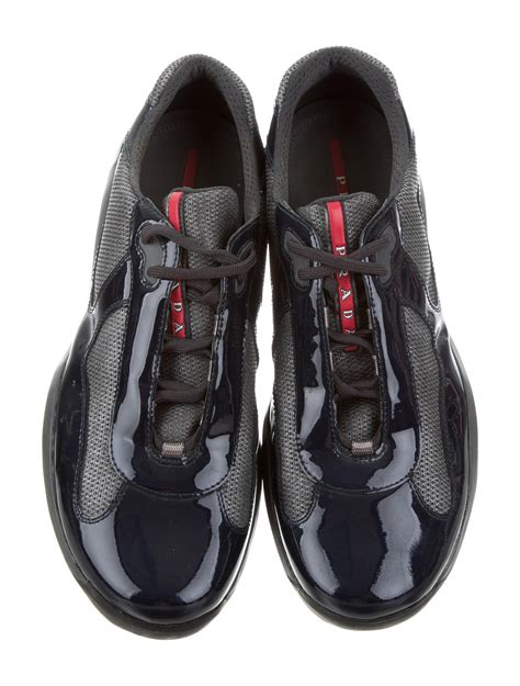 mens patent leather prada sneakers cheap|prada patent leather sneakers men.